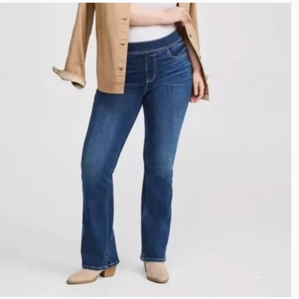 Torrid Tall (4)Lean Jean Slim Boot Women’s Pull On Stretch Jeans